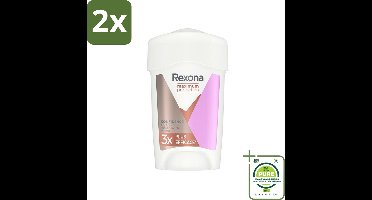 Rexona Deodorant Anti-transpirant Stick Confidence 45 ml - Voordeelverpakking - 2 stuks - Anti-transpirant - Zweetbehandeling