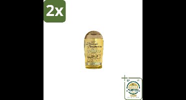 OGX – Haarolie – Argan Oil of Morocco Extra Penetrating – Verzorgend - Voordeelverpakking - 2 stuks - Haarbescherming - Haarvoeding