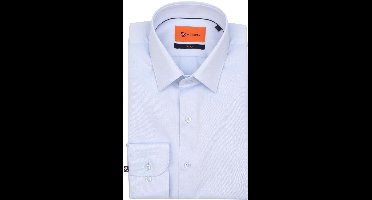 Suitable Twill Overhemd Lichtblauw - Maat 38 - Heren - Overhemden Formeel