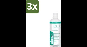 Elmex Mondspoeling Sensitve 400 ml - Bulkverpakking - 3 stuks