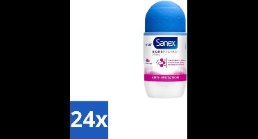 Sanex – Deo Roll-on – BiomeProtect Dermo Anti-Irritation – 50 ml - Voordeelverpakking - 24 stuks
