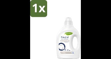 1 x Neutral Wasverzachter 27 Wasbeurten 750 ml - Wasverzachter - Gevoelige Huid - Milieuvriendelijk - Parfumvrij - Babykleding