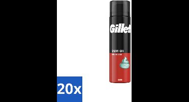 Gillette – Scheergel – Classic – 200 ml - Bulkverpakking - 20 stuks