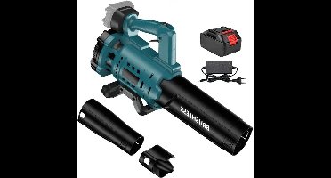 Bladblazer - Bladzuiger - Turbo Fan - Tuingereedschap - Luchtblazer - Compatibel met 18V Accu - Krachtige Brushless Blazer 130MPH - Voor Sneeuw & Tuinonderhoud - met 1 Accu