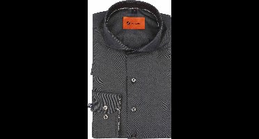 Suitable Twill Overhemd Antraciet - Maat 40 - Heren - Overhemden Formeel
