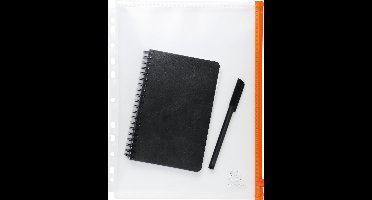 Exacompta 2x EXACTIVE® Pak van 5 geperforeerde showtassen met zip-sluiting - A4 - Kristal doorschijnend - 57334E