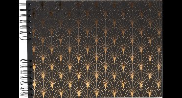 Exacompta Fotoalbum met spiraal 50 zwarte pagina's Neo Deco - Zwart - 16295E