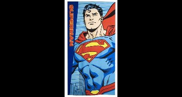 Strandhanddoek Superman Blauw 70 x 140 cm
