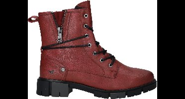 Veterboots - Dames - Rood - Maat:36