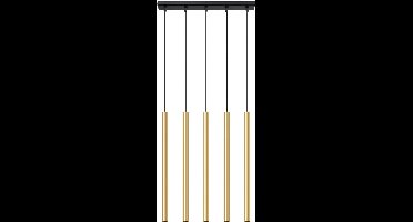 Sollux Lighting Hanglamp Pastelo - 90x45x5cm - G9 - gouden glans - staal