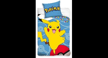 Pikachu Dekbedovertrek happy - 140 x 200 cm - 70 x 90 cm
