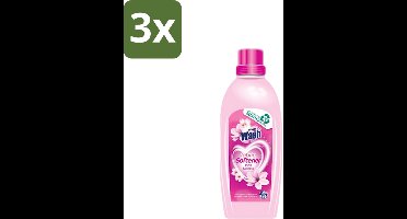 3 x At Home - Wash - Wasverzachter - Pink Secrets - 20 Wasbeurten - Wasverzachter - Wasverzachter Pink Secrets - Wasverzachter Voor Kleding - Wasverzachter Voor Alle Stoffen - Wasverzachter Voor Katoen