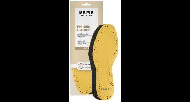 Bama Premium Leather - Leren inlegzool met Koolstof en Latex - 46/47