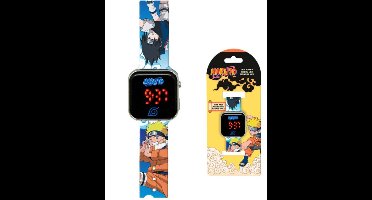 Naruto Naruto Led-horloge Blauw