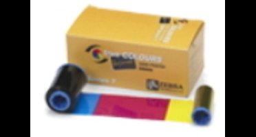 Zebra 800350-563EM printerlint 200 pagina's Zwart, Cyaan, Magenta, Geel