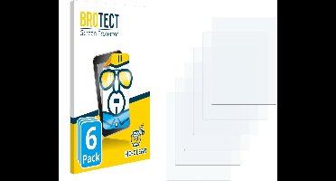 BROTECT - Screenprotector voor Nook GlowLight 4 - Folie Beschermfolie transparant 6 Stuks