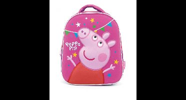 Peppa Pig 3d 26x32x10 Cm Rugzak Roze