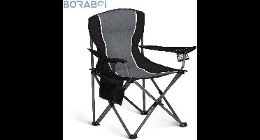 Campingstoel - Opvouwbaar - 160 kg draagvermogen - Stalen frame