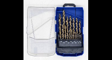 Stahlkaiser 19 Delige 1-10 x 0,5 mm HSS-CO Turbo Smart-Stepstar Borenset