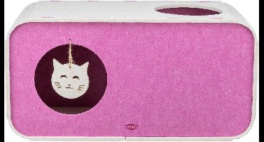 Trixie - Speelbox Merle - Vierkant - Vilt - Zand/Roze - 58X27X29 cm