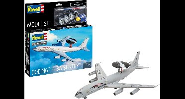 Revell Modelbouwpakket Vliegtuigen - 63794 Boeing E-3A Sentry / AWACS - Amerikaanse Straaljager - Model Set Plastic - 1:144 - Modelbouw