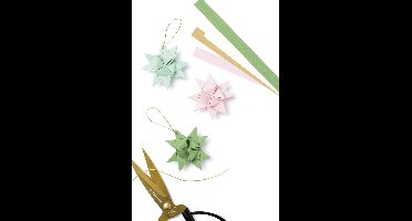 Vouwtjesstroken winterthema voor mini sterren