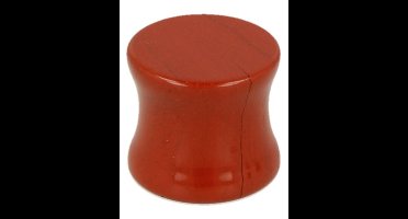 Plug Oorpiercing Jaspis Rood (12 mm)