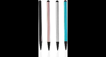 Allecto Plus - Set van 4 universele stylus pennen voor tablets en smartphones