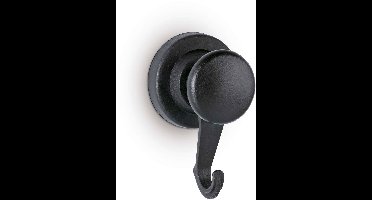 MAUL Magneet rond 10 kg kunststof Neodymium met haken bruchsicher 9 x 5.3 x 4.6 cm zwart