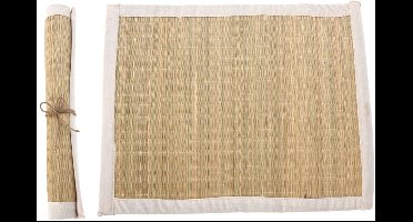 Placemat gras katoen 30x45cm
