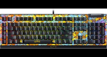Razer BlackWidow V4 X - Mechanisch Gaming Toetsenbord - Green Switch - RGB - Macrotoetsen - Qwerty - Pokémon Kanto Starters Edition