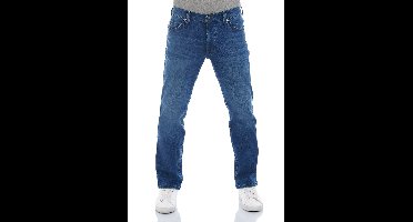 Mustang Heren Jeans Broeken Tramper regular/straight Fit Blauw Volwassenen