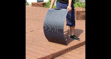 Flexibele Zonnepanelen – Flexibele Zonnecel – Draagbare Zonnepanelen – Zonne-energie – 200W Totaal – Geschikt Voor 12V En 24V