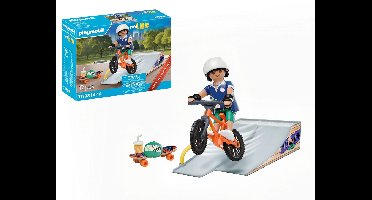 Skateboard met helling