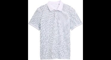 Tom Tailor - Heren polo - Maat M - Mannen - GRIJS - katoen