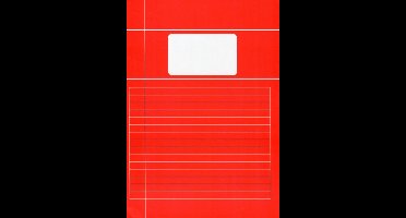 Benza - Basic Schriften Lijn A4 - Rood - 5 stuks