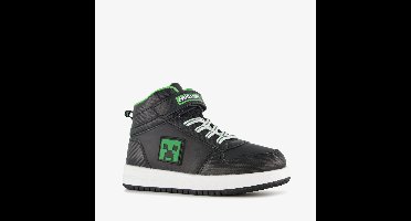 Minecraft hoge jongens sneakers zwart groen - Maat 30