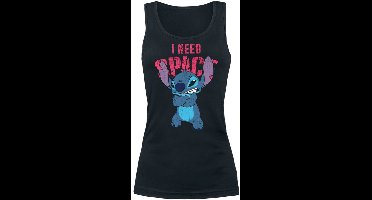 Lilo & Stitch I Need Space Dames Tanktop - zwart - M