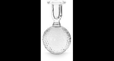 vtwonen - Seasonal - Kandelaar - Transparant - Glas - 9,5x15cm