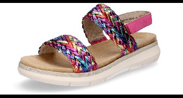 Remonte dames sandaal roze multi metallic