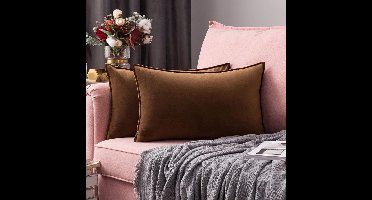 Luxueuze kussenhoes - 100% fluweel - 40 x 60 cm - elegant design