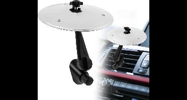 Autobekkens - Autocrashplectrums - zilver - Anti-crash bekkens Geschikt Voor auto's - Mini Crash bekken auto - Gemonteerd Op Ventilatierooster - Auto Crash Bekken - decorati - auto-ventilatieopeningen - slaginstrumenten