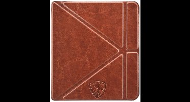 Origami Sleepcover Geschikt voor Tolino Epos 3 Hoes Cognac Bruin *