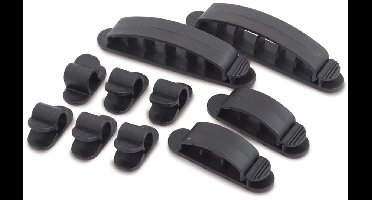 LogiLink KAB0039 kabelbinder Zwart 10 stuk(s)