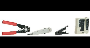 Danicom toolset (RJ45 krimptang - LSA-tool - striptang - testtool voor diverse connectoren)