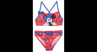 Minnie Mouse Bikini - Maat 104 - Rood - Badpak 2-delig