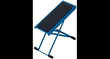 König & Meyer 14670 voetbank staal, blauw - Accessoire voor gitaren