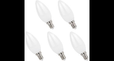 Spectrum LED Lamp E14 4W 230V - 400 Lumen - 2700K Warm wit - Gezellig licht - Energiezuinig - 5 stuks