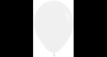 Daily Style – Mini Metallic Ballonnen – Wit – 11 cm – 20 stuks – Feestdecoratie