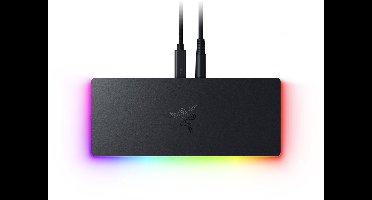 Razer Thunderbolt 5 Dock - Docking Station - 10 poorten - M.2-opslagsleuf - Chroma RGB - Zwart